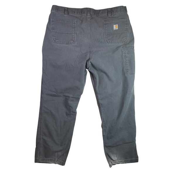 Carhartt Rugged Flex Relaxed Fit Canvas Work Pants Gray BN2291-M 44x32 Mens - Picture 14 of 14